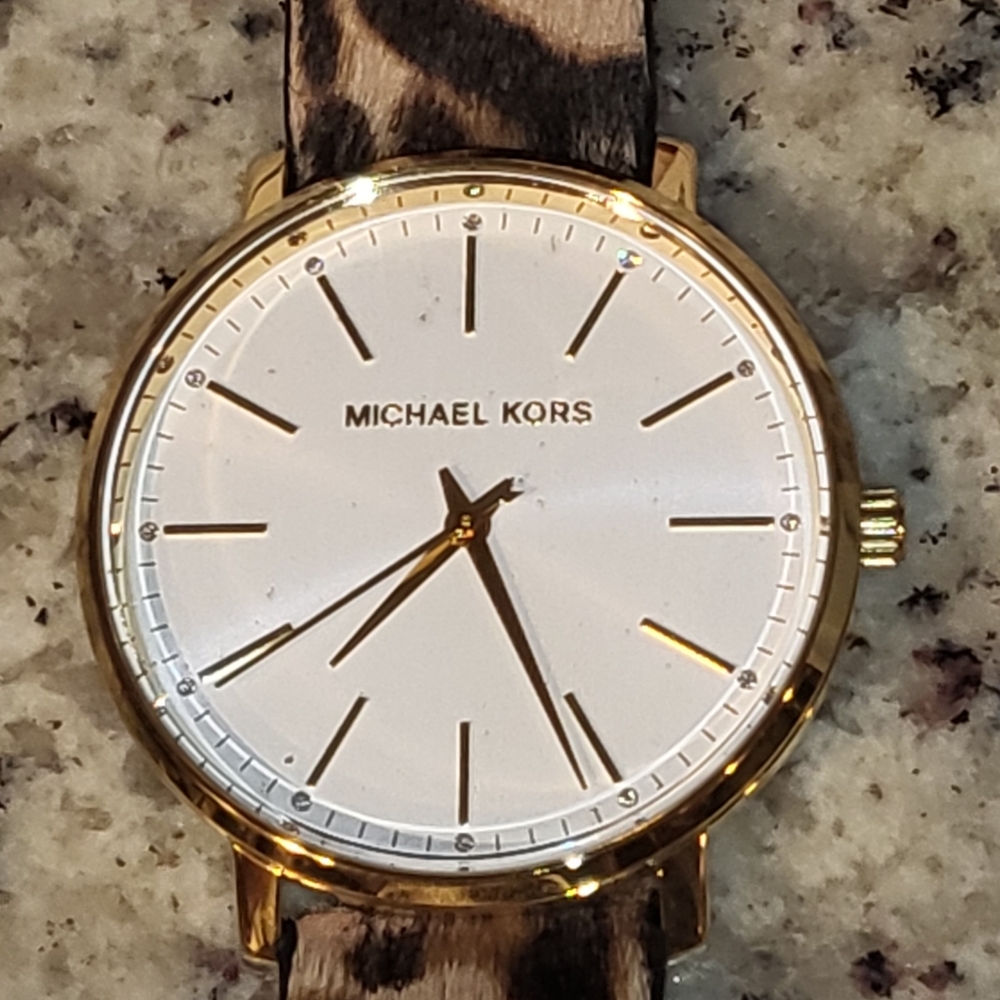 Michael Kors leopard watch